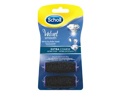 Scholl Aufsatz Velvet Smooth wet&dry Diama. Diamantpartik., sehr grobe Körnung, 2 Stk.
