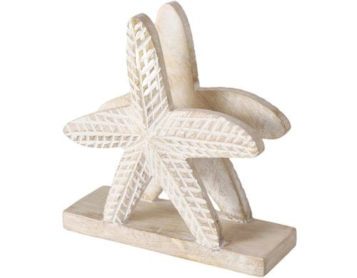 Boltze Serviettenhalter Seestern Tenila Mangoholz, 13.7x5x15.2 (LxBxH)