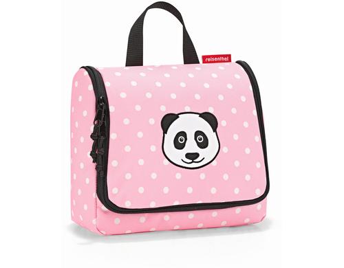 Reisenthel Kindernecessaire toiletbag kids panda dots pink, 1.5 l, 18.5 x 16 x 7 cm