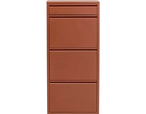 Kare Schuhschrank Caruso 3 plus 1 Braun
