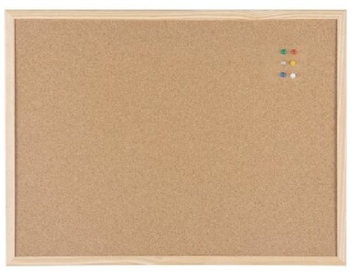 Bi-Office Korktafel Basic 60x45cm Holzrahmen