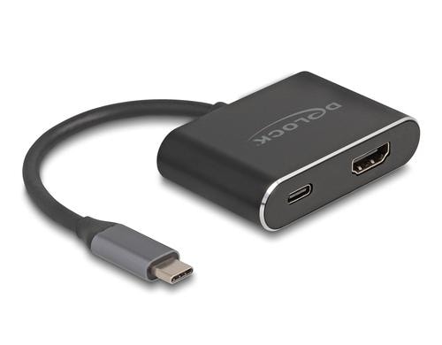 Delock USB Type-C Adapter zu HDMI 8K mit HDR und Power Delivery 100 W