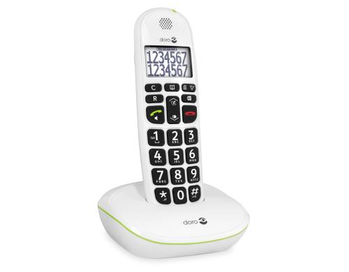 Doro PhoneEasy110 weiss Dect-Telefon mit Grossem-Display