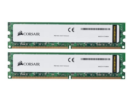Corsair DDR3 ValueSelect 8GB 2-Kit 2x 4GB, 1333MT/s, CL9-9-9-24, 1.5V, 240Pin