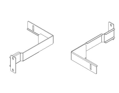 APC Easy BRKT Montagewinkel 7BTM06 schwarz, 5-6FT INSIDE, 1 Paar