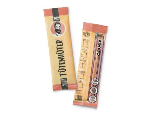 böörds Tütenhüter Set 6 Stk korallrot 3x Grössen, 14cm, 18cm, 22cm