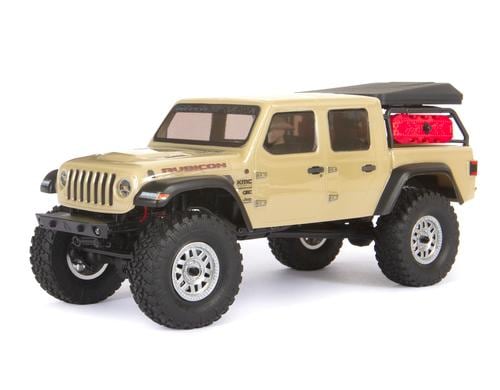 Axial SCX24 Jeep JT Gladiator RTR Beige Scale Rock Crawler, 1:24