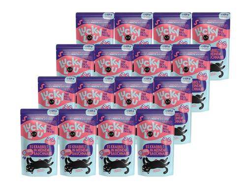 Lucky Lou Lifestage Adult Geflügel&Insekten 16x125g Kit