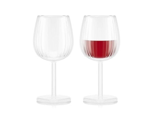 Bodum Douro Doppelwandgläser Rotwein 2er Set, Glas