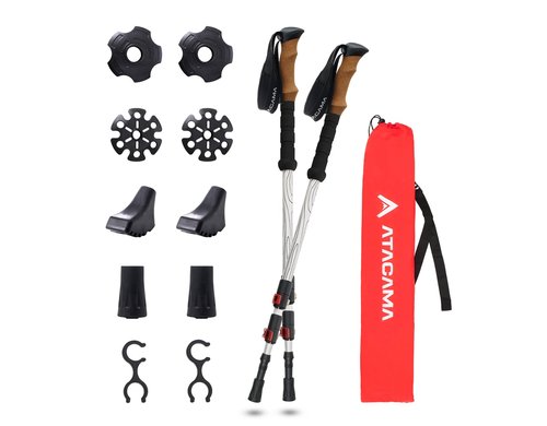 Atacama Nordic Walking Stöcke 110-135cm Teleskop, Wanderstöcke