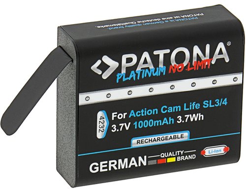 PATONA Akku für PATONA Action Cam Life für SL3 und SL4