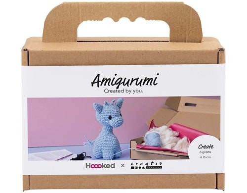 Creativ Company Bastelset Amigurumi Häkelset Giraffe