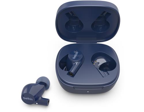 Belkin SOUNDFORM Rise True wless In-Ear blau