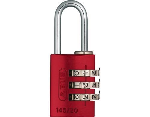 ABUS 145/20 rot Lock-Tag Vorhangschloss 46606