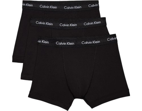 Calvin Klein 3P Trunk Black/White/Black, M