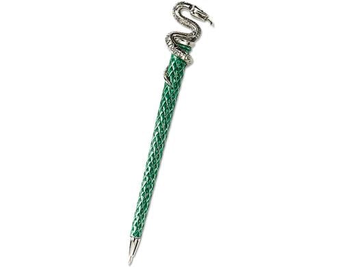 Harry Potter Kugelschreiber Slytherin 7cm, mit Gold und Silber beschichtet