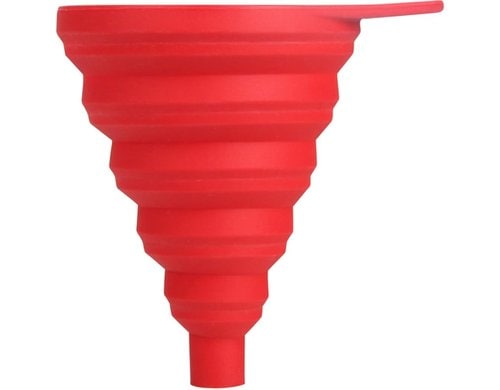 Dr. Oetker Silikon Trichter faltbar rot D:1cm, klein für Flaschen
