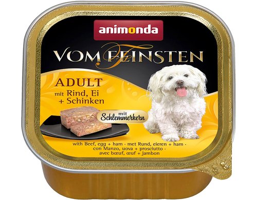 Animonda Dog Nassfutter v.Feinsten Schlemmerkern Rind/Schinken 150g