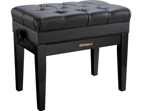 Roland RPB-500PE, Polished ebony Vinyl Seat, Aufbewahrungsfach