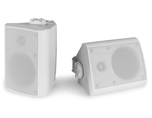 Power Dynamics BGO40W 4 In-/ Outdoor LS-Paar, 60W, WH