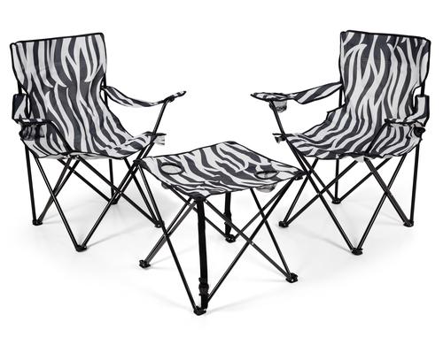 Zebraffo Campingset 3er Zebra