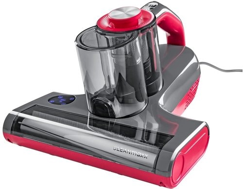 CLEANmaxx Milben Handstaubsauger UV-C 450W grau/rot