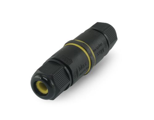 Alpha El. Verbindungsmuffe 2-fach IP68 3-polig, 0.5 - 0.75mm2, 5-7.5mm Durchmesser