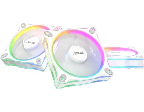 ASUS PRIME MR120 FAN ARGB WHITE 3IN1 120x120x28mm, PWM, 1600rpm, max. 21 dB