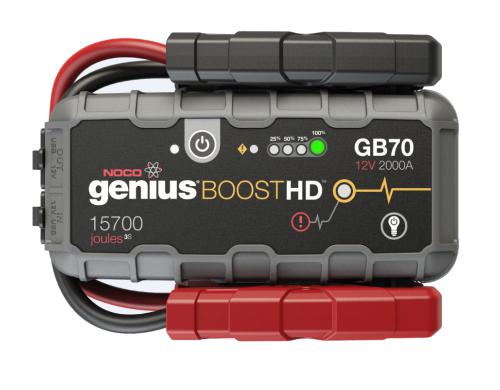 Genius Starterbooster GB70 12V/ 2000A, geeignet für Motoren bis 8.0L
