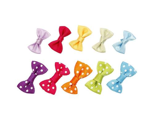 Creativ Company Stofffliegen bunt, 25 mm, 20 sort.