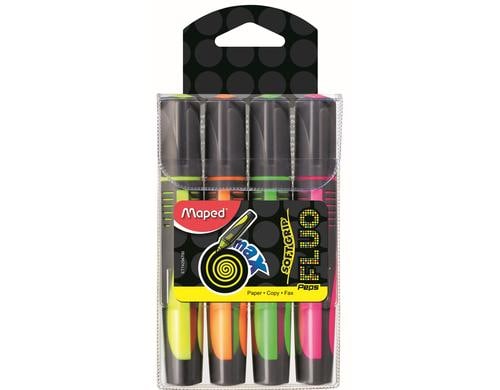 Maped Marker Fluo Grip 4er Pack