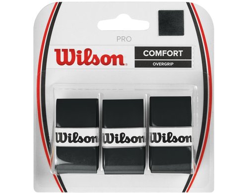Wilson Tennsi Grip Pro Overgrip 3er-Pack, schwarz