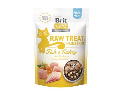 Brit Care Cat Raw Snack Hair&Skin 40g