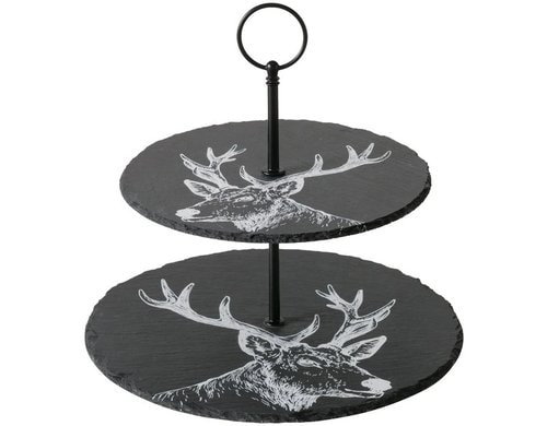 Boltze Etagere Moritz Schiefer, 24x25.5cm (HxD)