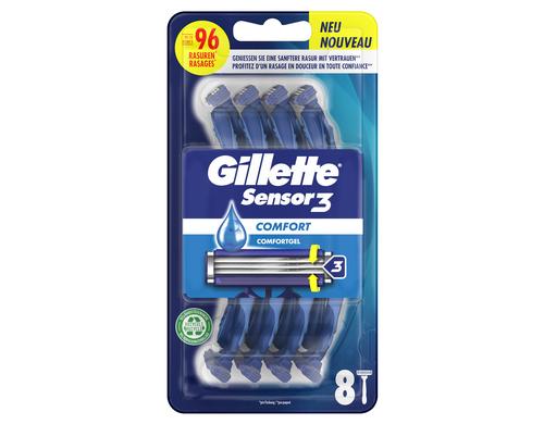 Gillette Sensor3 Comfort 8er SRP 8 Stück
