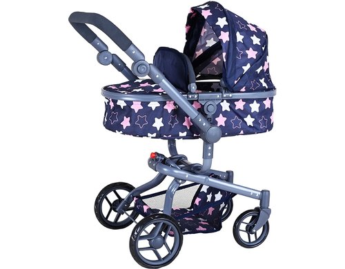 Puppenwagen Boonk star blue pink