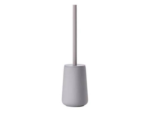 Zone Toilettenbürste Nova One Silbergrau H:37cm D:10.3cm, Steingut