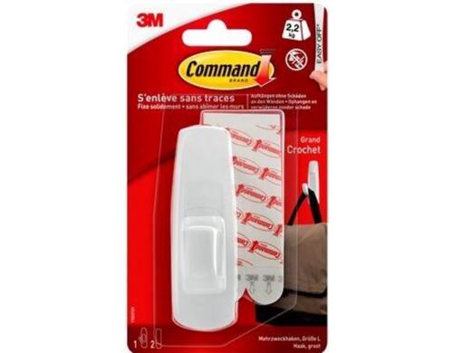 3M Command Allroundhaken L 1 Haken, Traglast: 2.2 kg