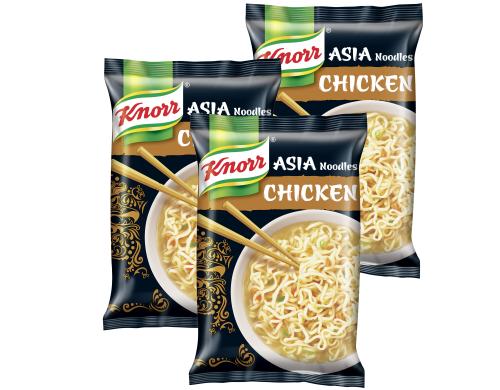 KNORR Asia Noodles Chicken Trio 3 Portionen