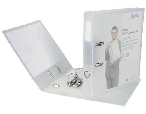 Biella Ordner Clear Creative A4 4 cm Transparent