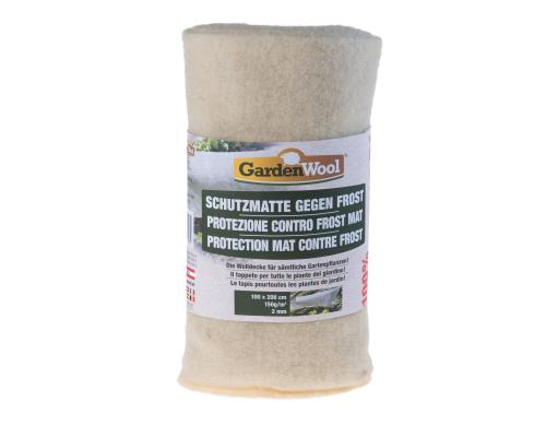 GardenWool Frostschutzmatte naturweiss 200 x 100 x 0.2 cm, 150g/m2