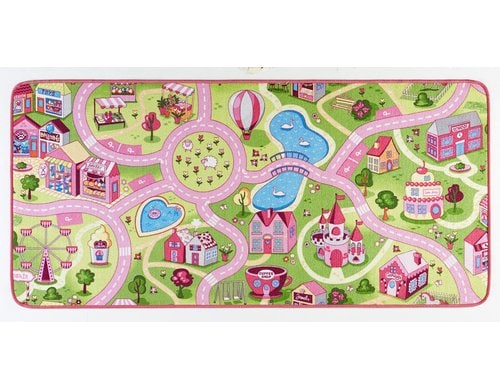 Hanse Home Kinderteppich Sweettown 100% Polyamid, 160x240 cm, Pink