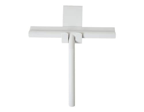 Esmée Duschabzieher, Hellgrau 21×3×19 cm, Silikon, rutschfester Griff