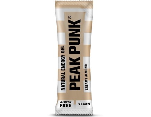 PEAK PUNK Natural Energy Gel 12x25g, Creamy Almond