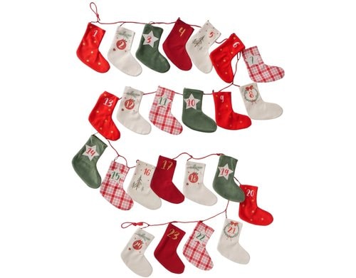 Boltze Adventskalender Tradis 283x2x20cm