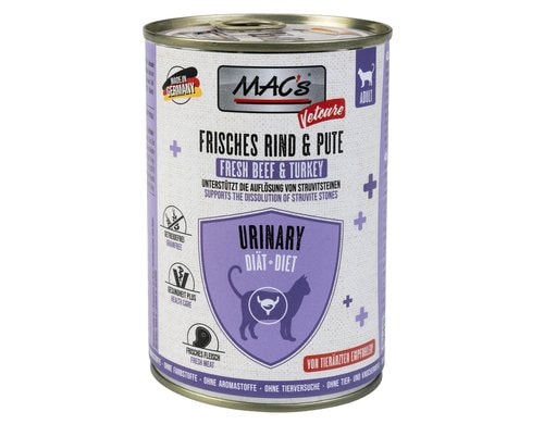 Macs Vetcare Urinary Rind & Pute 400 g
