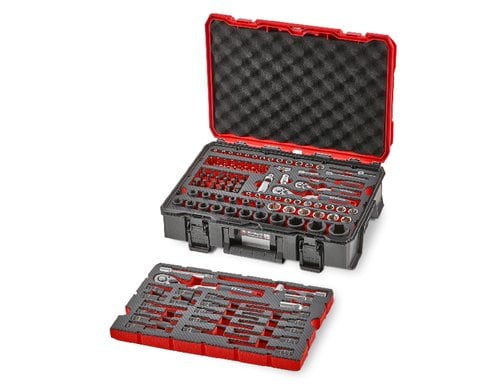 Einhell Werkzeugkoffer KFZ, 121-tlg. E-Case
