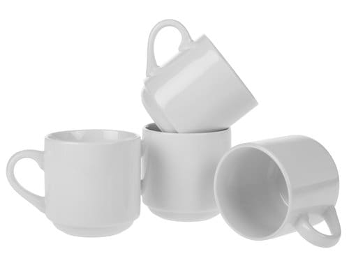 COCON Tassen Set 4 Stk. Porzellan, weiss