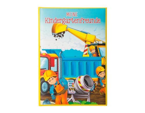 Goldbuch Kindergartenfreundebuch Baustelle 1 Stück, Grösse: A5, 88 Blatt
