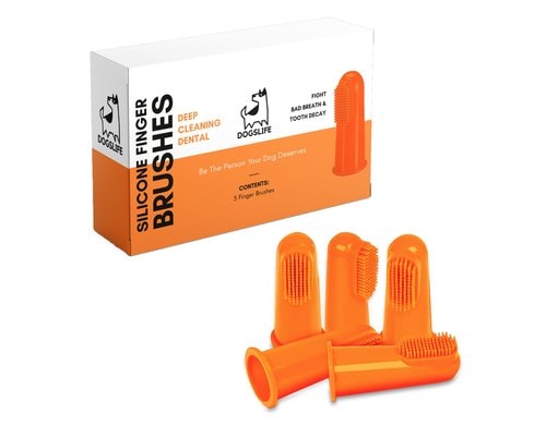 DogsLife Silicone Finger Brushes 5 Stück